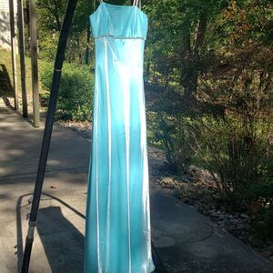 Cache Dress 9 Blue Bridgerton Empire Waist Strapless Fairy Princess Prom Gown